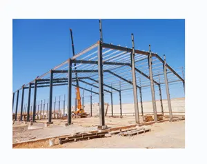 低成本轻工业金属框架棚和仓库建筑预制房屋钢结构仓库