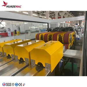 Otomatik ekstrüzyon hattı PVC plastik tıbbi boru yapma makinesi