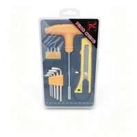 Ensemble d'outils à main A805, Kits d'outils à main, Tournevis, Couteau, Pince, Marteau, Ruban adhésif pour usage quotidien, Produit à 1$, Série 1$ Matériel et outils