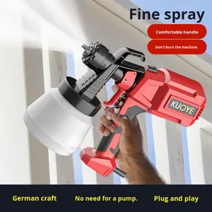 Pistolet <span class=keywords><strong>de</strong></span> pulvérisation électrique haute puissance 550W, efficace, professionnel, pour bricolage, 1,3 mm, peut pulvériser <span class=keywords><strong>de</strong></span> la <span class=keywords><strong>peinture</strong></span> au latex, pression maximale 24 kPa, compact - Product Image 2