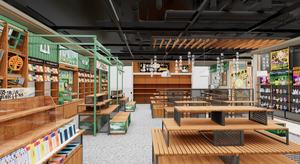 מתלה תצוגת חנות מכולת, יצירת תרבות ארון תצוגה אביזר, ארון תצוגה miniso - Product Image 5