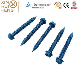 Vis d'ancrage XRF à tête hexagonale pour béton et maçonnerie, vis bleue pour béton et maçonnerie, pour l'ancrage dans le béton - Product Image 6