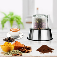 Mixeur Électrique Portable Domestique 4 Vitesses en Acier Inoxydable et Verre, Centrifugeuse à Vitesse Variable pour Fruits et Légumes
