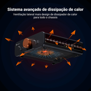 Amplificateur de puissance stéréo Fosi Audio ZA3 TPA3255 Classe D <span class=keywords><strong>HiFi</strong></span> pour enceinte bibliothèque passive avec entrée XLR/RCA/symétrique - Product Image 5