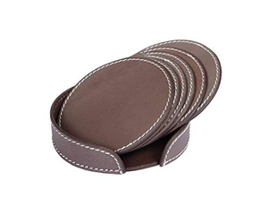 Sous-verres en cuir PU vierges personnalisables, vente en gros, fournisseur chinois 2026, pour boissons – Nouveauté très demandée - Product Image 1