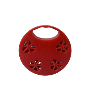 Tamburello colorato in plastica a mezza luna a due file - Product Image 3