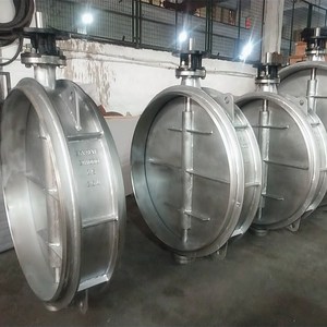 Suministro de Fábrica: Amortiguador de Ventilación Manual de Acero Inoxidable SS304 DN1000 con Vástago Soldado, Envío Gratuito - Product Image 1