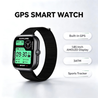 2026 S399 Herren Outdoor Smartwatch mit Integriertem GPS, 1,85 Zoll AMOLED-Display, 3ATM Wasserdicht, BT-Anruf, Sport-Tracker, Individuelles Logo OEM