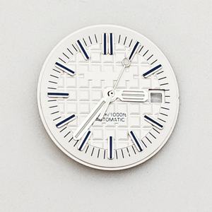 Boîtier de montre personnalisé 30 mm, cadran de montre avec échelle, cercle d'ombre intérieur, aiguille argentée, luminescence verte, accessoires de modification de montre - Product Image 1