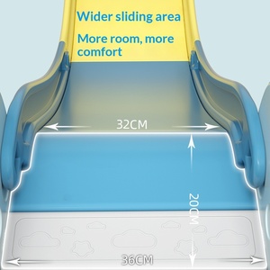 Toboggan en plastique pour bébé, jouets d'intérieur pour enfants, garçons et filles, design pliable pour les tout-petits de 1 à 8 ans - Product Image 5