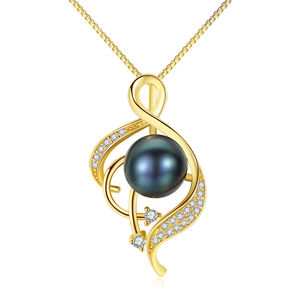 Collier pendentif en argent sterling S925 avec perle d'eau douce, design de niche, chaîne en boîte, bijoux exquis pour femmes, vente en gros - Product Image 1