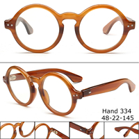Montures de lunettes haut de gamme faites à la main en véritable corne de buffle, couleur unie, pour hommes et femmes, marron, logo personnalisable