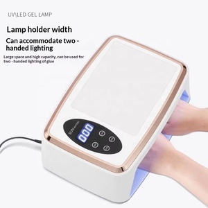 380W Portable Durable Modern Gel Polish Nail Dryer 4-<b>Timer</b> LED <b>Lamp</b> <b>with</b> 90 UV Beads - Product Image 4