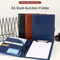 Carpeta Portafolio Profesional Personalizada de Alta Calidad con Impresión UV, Carpeta con Clip para Documentos A4