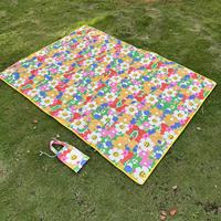 Mini tapis de pique-nique de plage pliable, extra large, léger, imperméable, anti-sable, en tissu Oxford, pour le camping, vente en gros