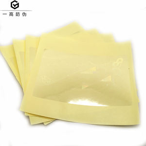 86*54 Mm粘着性透明透明ホログラムオーバーレイステッカー、2 mmシルバーストライプホログラムオーバーレイ<span class=keywords><strong>ID</strong></span>カード付き - Product Image 4