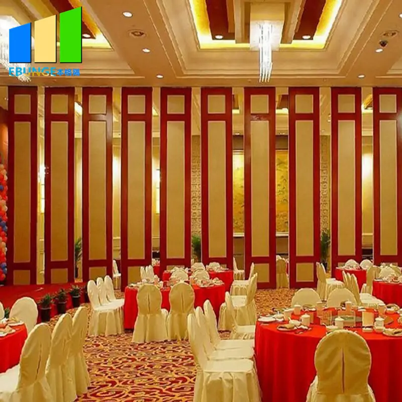 الصينية خشبية غرفة مقسم مطعم أقسام للطي الداخلية المنقولة الجدران