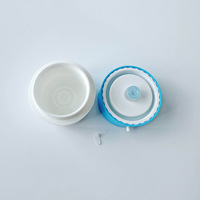Pot de pompe sans air en plastique écologique de 50ml pour crème pour le visage masque facial soins de la peau et lotions pour bébés-emballage cosmétique avec pulvérisateur à pompe