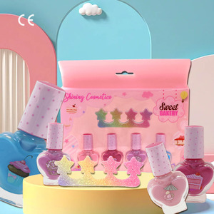 Ensemble de vernis à ongles et de peinture artistique non toxique pour enfants <span class=keywords><strong>Maquillage</strong></span> cosmétique multi-style pour enfants - Product Image 1