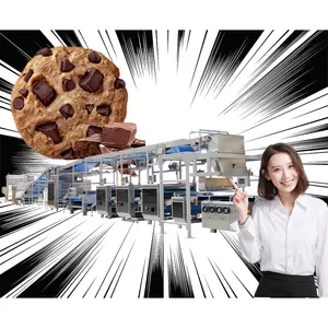 Đầy đủ tự động dây cắt formatic Snack và Biscuit cắt thương mại Fortune Cookie làm cho máy