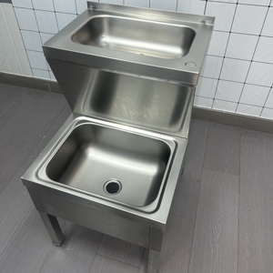 Fregadero manual de pared de acero inoxidable personalizado Victory para duchas y equipos de cocina para hoteles y restaurantes - Product Image 3