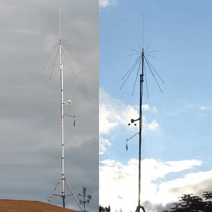เสาอากาศดิสโคนภายนอก 25-1300MHz สแกนเนอร์ ไดมอนด์ส ทีวี รับสัญญาณวิทยุ เสาอากาศบูสเตอร์สัญญาณ สำหรับผู้ใช้วิทยุสมัครเล่น - Product Image 3