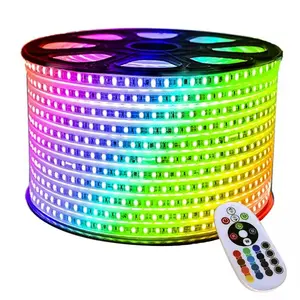 2023 High Style High Voltage LED Tape Waterproof 220V 110V IP67 Certified Copper Body High Brightness LED Strip with ROHS CE