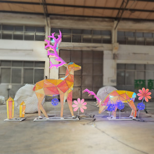 Senzhao Hươu bồ công anh Hoa Vườn đường phố trang trí cảnh quan ánh sáng <span class=keywords><strong>Motif</strong></span> ánh sáng - Product Image 1