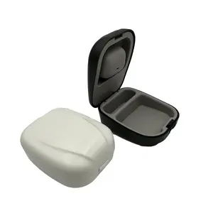 High Quality Hearing Aids Convenient Storage Box White ABS Material HappyHearing For BTE/CIC/FP Kits Hearing Aids Carrying Case
