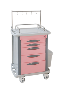 현대 의료용 플라스틱 응급처치 의약품 재활 치료 트롤리 카트 2/4/5/6 서랍형 스틸 <span class=keywords><strong>ABS</strong></span> 병원/클리닉용 - Product Image 2