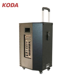 Loa KODA 15 inch ngoài trời di động có bánh xe, tích hợp micro, có thể sạc lại - Product Image 3