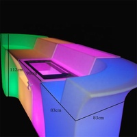 Bar lumineux mobile à LED pour discothèque, vente chaude