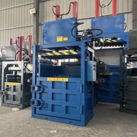 Compactadora Vertical Hidráulica de Alta Calidad en Oferta, Enfardadora Vertical para Cartón y Papel Reciclado