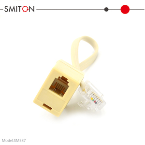 Adaptateur RJ45-RJ9 8P4C-4P4C, adaptateur mural téléphonique, câble d'extension pour <span class=keywords><strong>ligne</strong></span> <span class=keywords><strong>fixe</strong></span> - Product Image 4