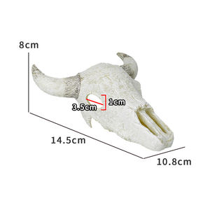 Ustovian Nuevo Diseño PVC Cueva Escondite para <span class=keywords><strong>Reptiles</strong></span> con Forma <span class=keywords><strong>de</strong></span> Cuerno <span class=keywords><strong>de</strong></span> Cabra, Accesorio para Recinto <span class=keywords><strong>de</strong></span> Mascotas, <span class=keywords><strong>Esqueleto</strong></span> Decorativo para Terrario - Product Image 5