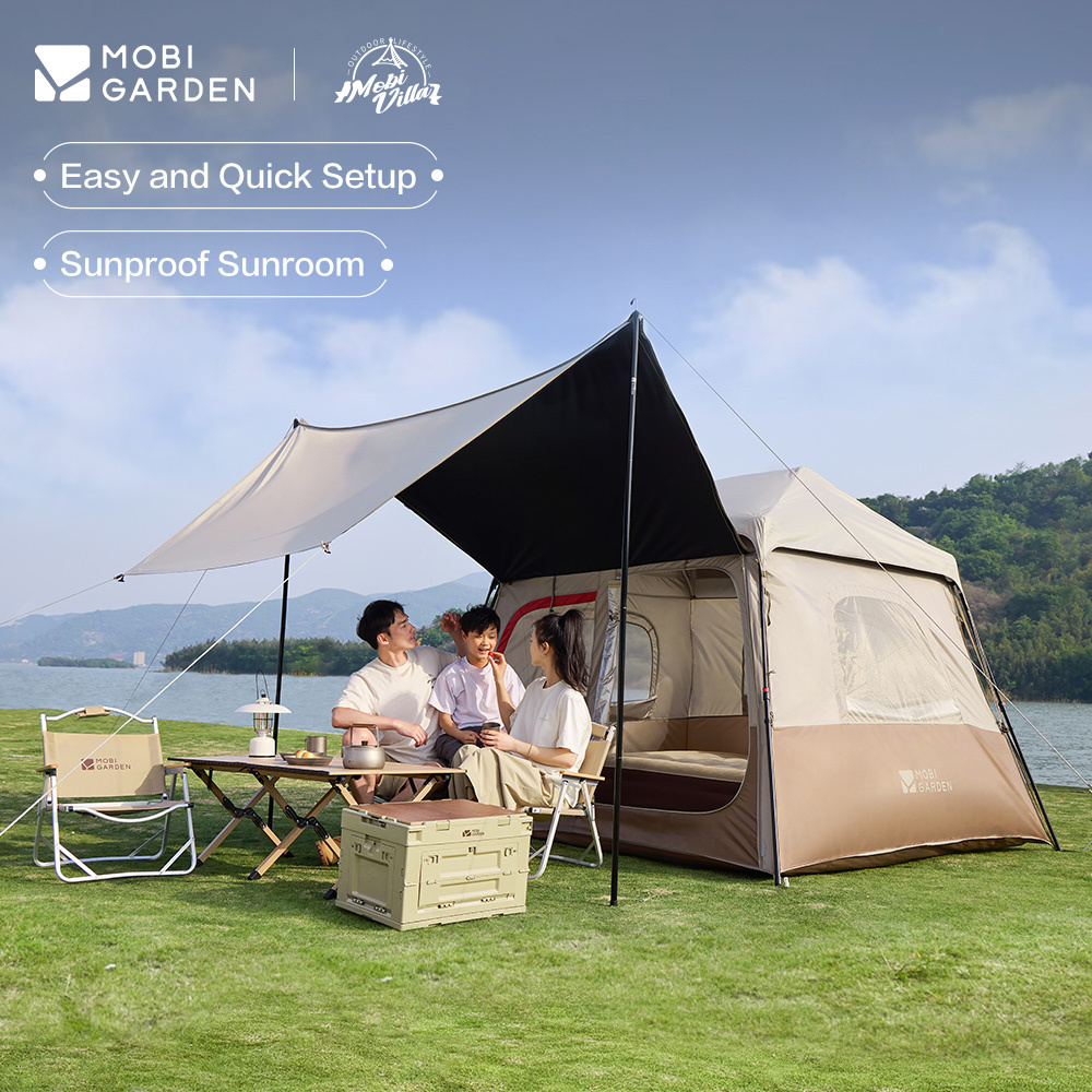 Mobi Garden Holiday Mountain House 5.9 Lite - Quick Setup Camping Tent