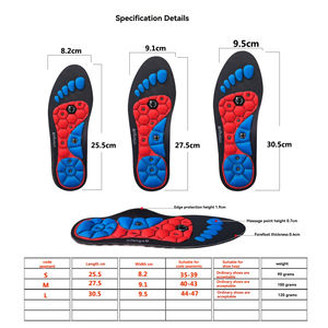 <span class=keywords><strong>Circulation</strong></span> <span class=keywords><strong>sanguine</strong></span> en PVC personnalisé promouvoir le point d'acupuncture plantaire massage magnétique semelle intérieure de physiothérapie pour chaussures - Product Image 3