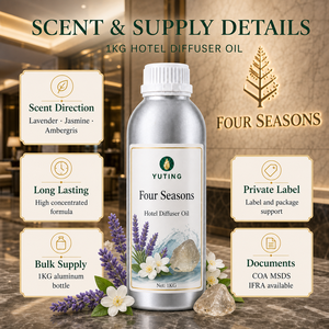 Aceite Aromático para Difusor de Hotel, <span class=keywords><strong>Cuatro</strong></span> <span class=keywords><strong>Estaciones</strong></span>, 1 kg, Aceite para Difusor de Aroma, Proveedor Mayorista - Product Image 3