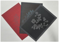 Sous-plats de table en PVC écologiques, réutilisables, antidérapants et résistants à la chaleur, tapis et coussinets pour la maison, 30x45cm, accessoires de cuisine de qualité supérieure