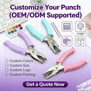 Perforatrice à papier macaron à trou rond de 6 mm <span class=keywords><strong>IDM</strong></span> M521 OEM & ODM, vente chaude, emballage en boîte PVC, vente en gros d'usine - Product Image 4