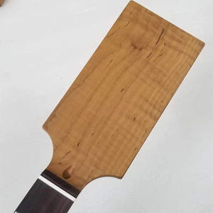 24 Frettes <span class=keywords><strong>Paddle</strong></span> Neck Roasted Flame Maple Palissandre Fingerboard 25.5 "Scale Length Paddles Headstock - Product Image 1