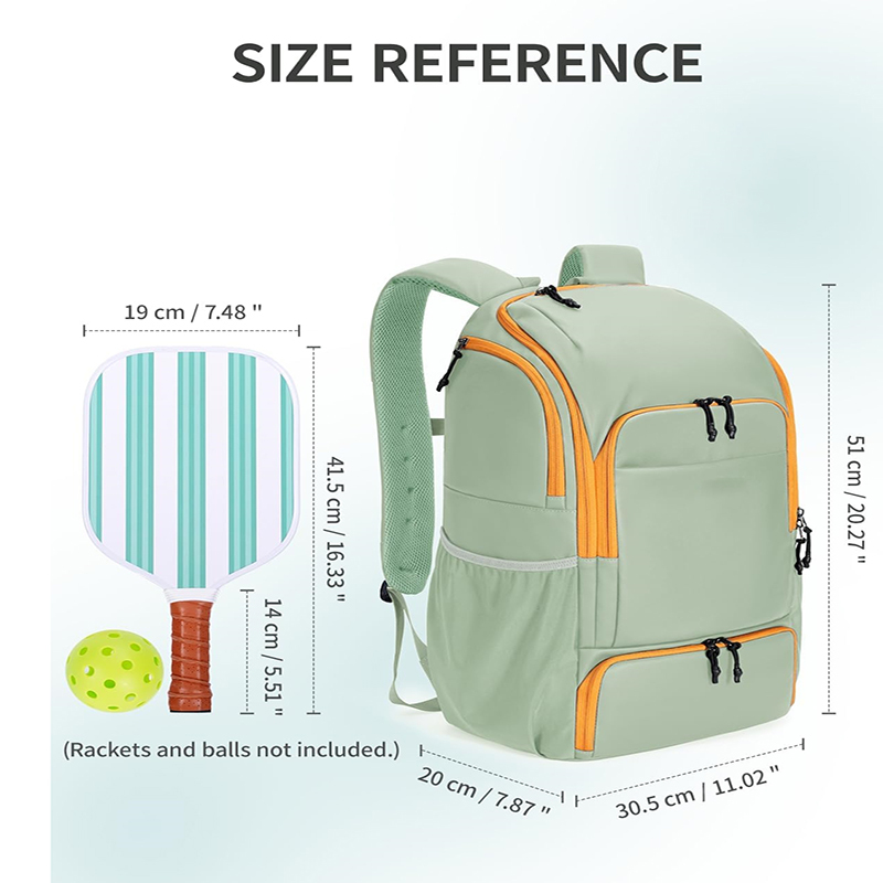 Sleek Athletic Crossbody Sling Bag – Modern Racket Carrier for Pickleball, Tennis & Badminton - View 5