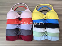 Bra Olahraga Sporty Tanpa Jahitan Desain Halter Neck Seksi dengan Tali dan Kompresi