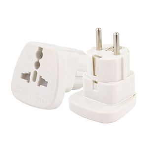 Wonplug World to EU Travel Adapter DE France Iceland <strong>Spain</strong> Travel <strong>Adaptor</strong> Universal with Child Shutter - Product Image 1