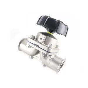 Sanitary Stainless Steel manually operated diaphragm valve