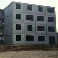 Maisons modulaires préfabriquées en béton - Structures en béton armé, panneaux sandwich, large gamme de tailles pour dortoirs