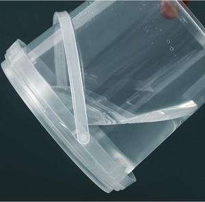 Factory Wholesale Food Grade 300ml 500ml 1L 1.5L 2L 2.5L 3L 4L 5L Round Clear PP <strong>Plastic</strong> <strong>Buckets</strong> <strong>With</strong> <strong>Lids</strong> <strong>Handle</strong> - Product Image 5