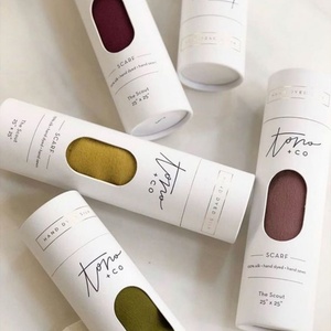 Boîte Cadeau Spécialisée en Carton Recyclable pour Emballage Cylindrique en Papier avec Fenêtre Transparente pour Aliments et Vêtements - Product Image 6