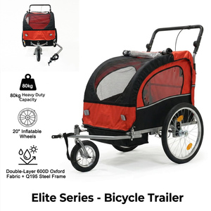 <span class=keywords><strong>Remolque</strong></span> de <span class=keywords><strong>Bicicleta</strong></span> Plegable para <span class=keywords><strong>Niños</strong></span>, Ruedas de 20 Pulgadas, Reflectores, Marco Metálico, Carga de 80 KG, <span class=keywords><strong>Remolque</strong></span> de <span class=keywords><strong>Bicicleta</strong></span> Grande para <span class=keywords><strong>Niños</strong></span> - Product Image 2
