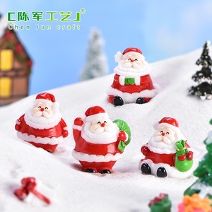 ซานต้าคริสต์มาสใหม่น่ารัก ตุ๊กตาหิมะจิ๋ว ตกแต่งบอนไซ DIY ฉากหิมะประดับ ของตกแต่งรูปสิงโตทะเล ผลิตในจีน C0382 - Product Image 3
